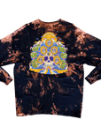Day of the Dead- Sun Faded Bleach Dye Long Sleeve (2XL)