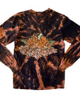 Summer Moon Sun Faded Bleach Dye Long Sleeve (Small)