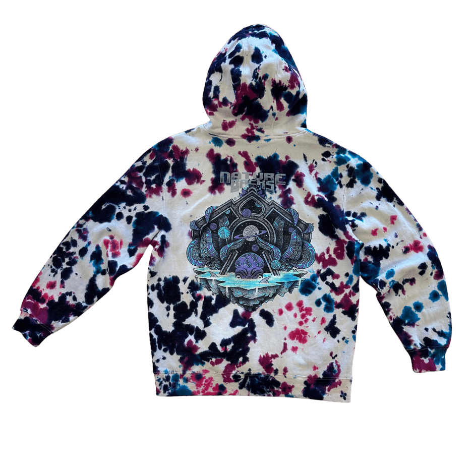 Space Kraken Scrunch Tie Dye Hoodie (Large) – Nature Backs