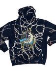 Night Dweller - Sun Faded Bleach Dye Hoodie (2XL)