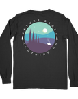 Nature Backs Comfort Colors Camping Black Long Sleeve T-Shirt | Nature-Inspired Design on Ultra-Soft Fabric