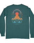 Nature Backs Comfort Colors Prism Spruce Long Sleeve T-Shirt | Nature-Inspired Design on Ultra-Soft Fabric