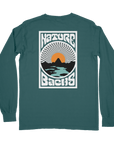 Nature Backs Comfort Colors Sublime Grove Long Sleeve T-Shirt | Nature-Inspired Design on Ultra-Soft Fabric