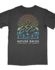 Nature Backs Comfort Colors Daybreak Black Short Sleeve T-Shirt | Nature-Inspired Design on Ultra-Soft Fabric