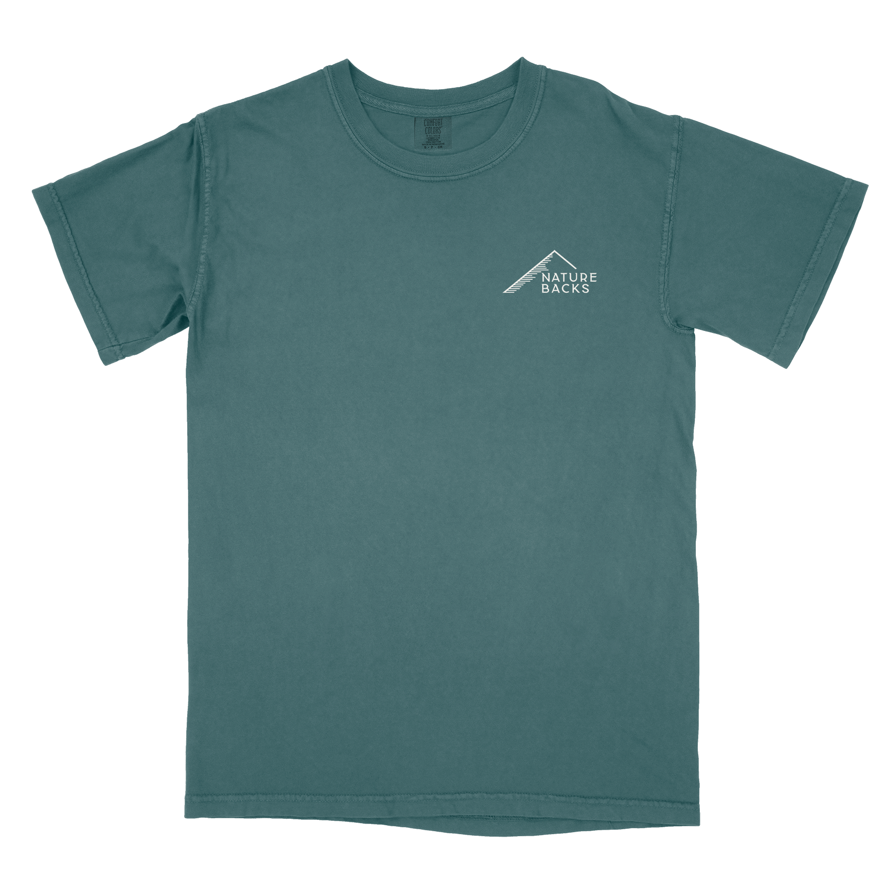 Nature Backs Comfort Colors Daybreak Spruce Short Sleeve T-Shirt | Nature-Inspired Design on Ultra-Soft Fabric