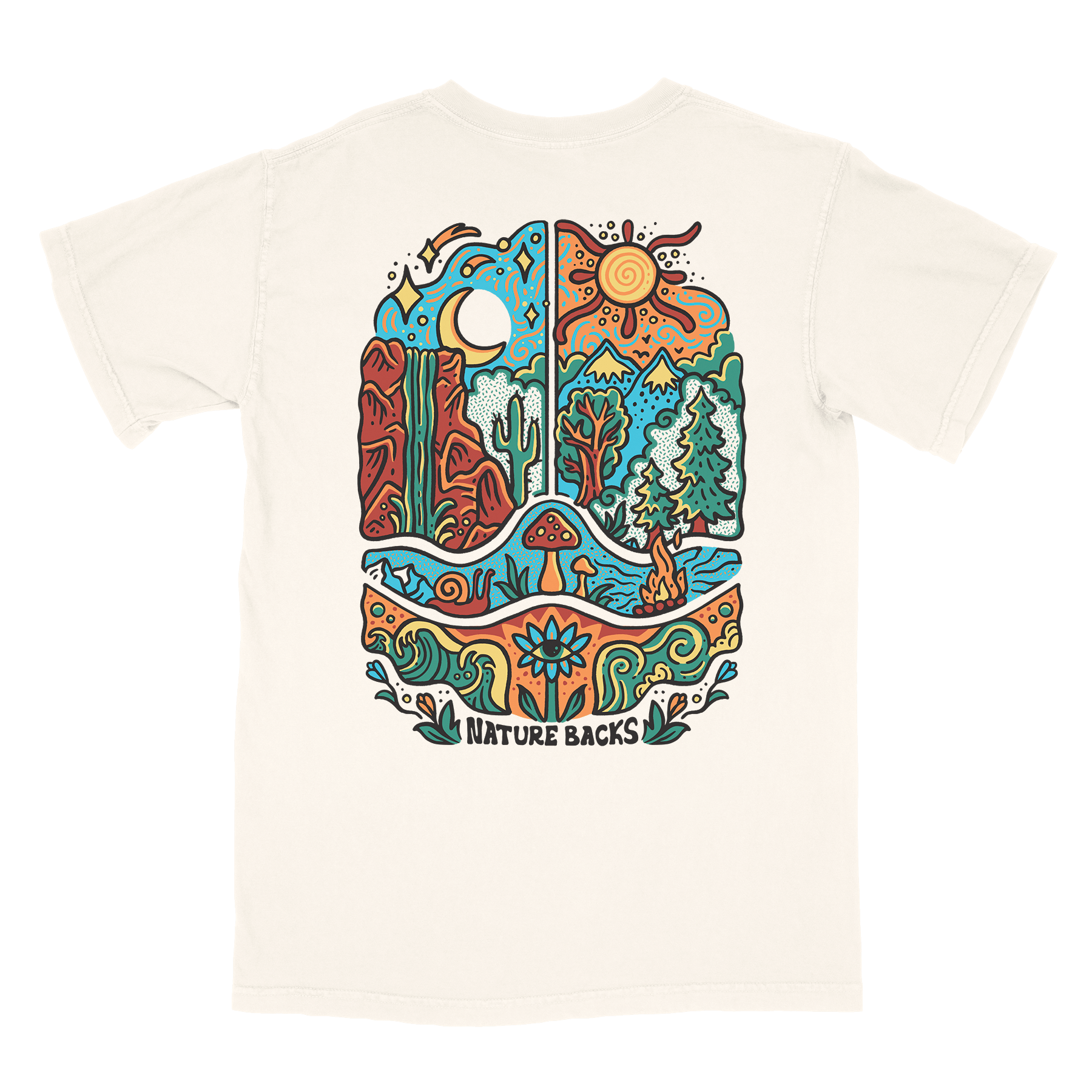 Nature Backs Enchanted T Shirt