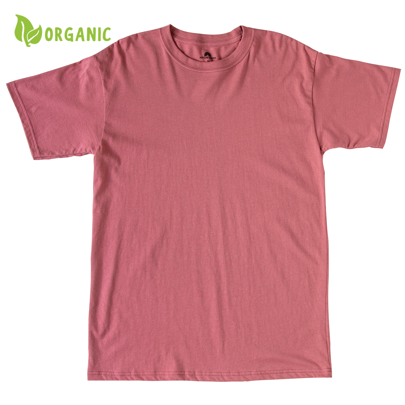 Nature Backs Short Sleeve 100% Organic Cotton T-Shirt | Minimalist Cumin Short Sleeve made with Eco-Friendly Fibers Sustainably made in the USA 
