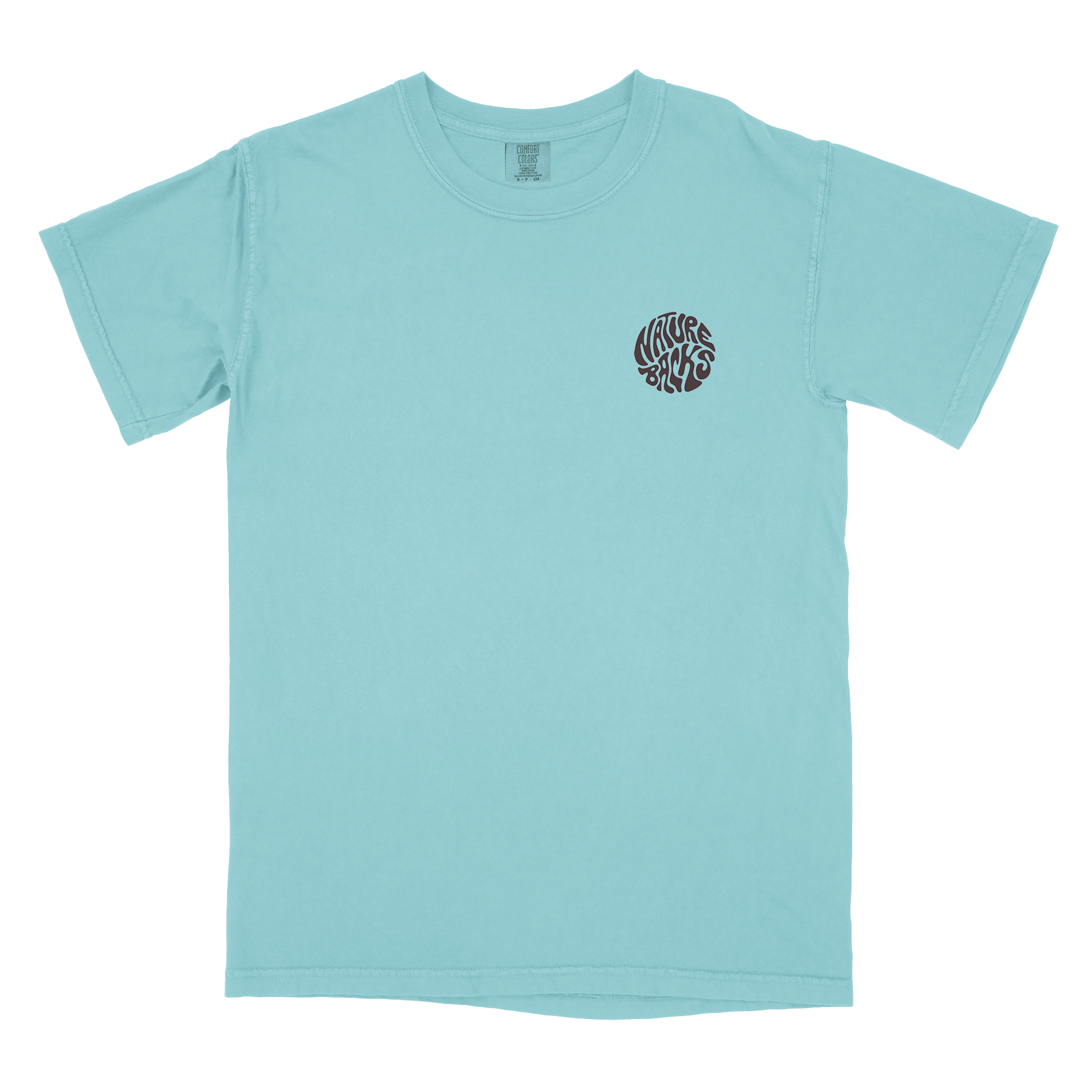 Nature Backs Comfort Colors Vibrance Chalky Mint Short Sleeve T-Shirt | Nature-Inspired Design on Ultra-Soft Fabric