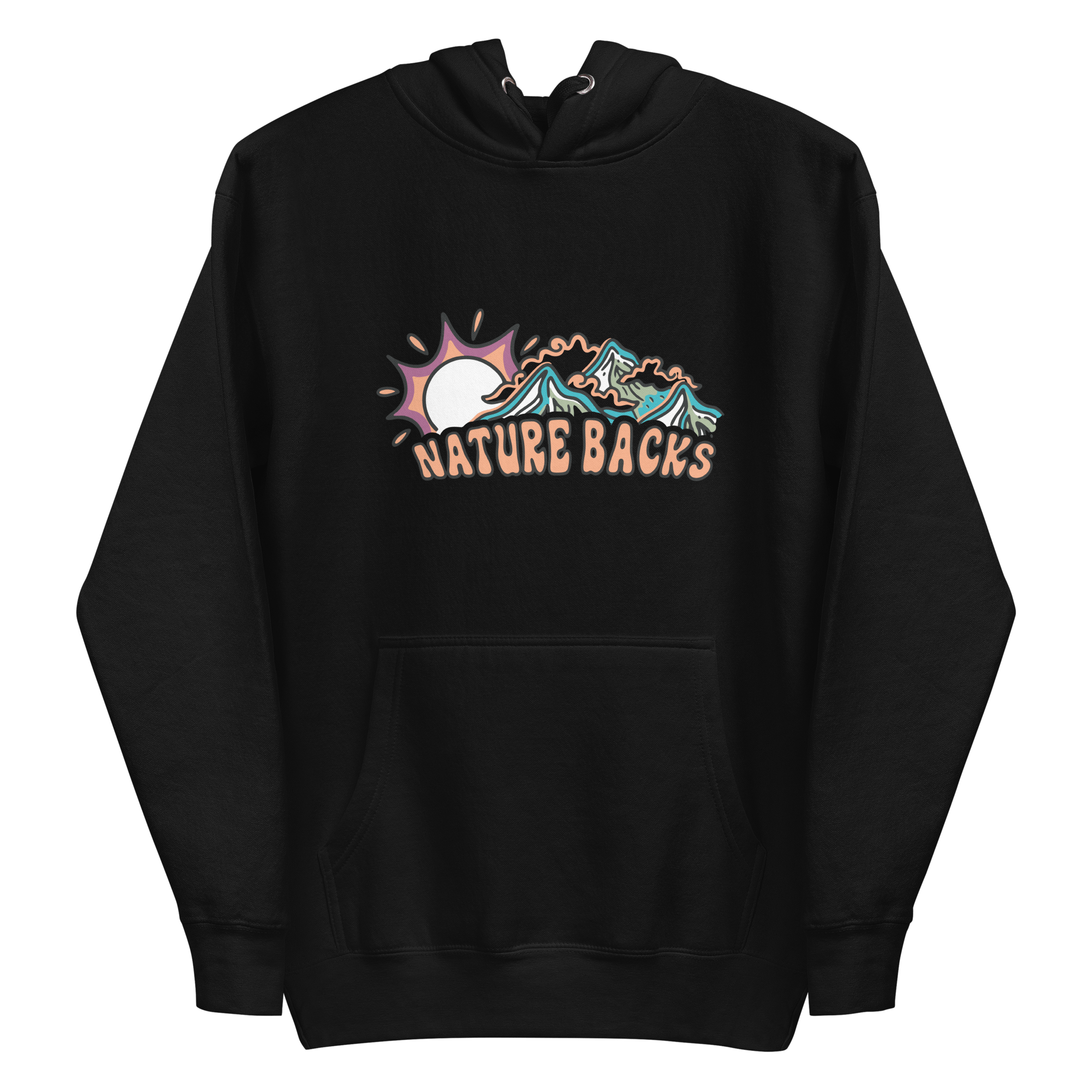 Into the Mountains Hoodie – Nature Backs