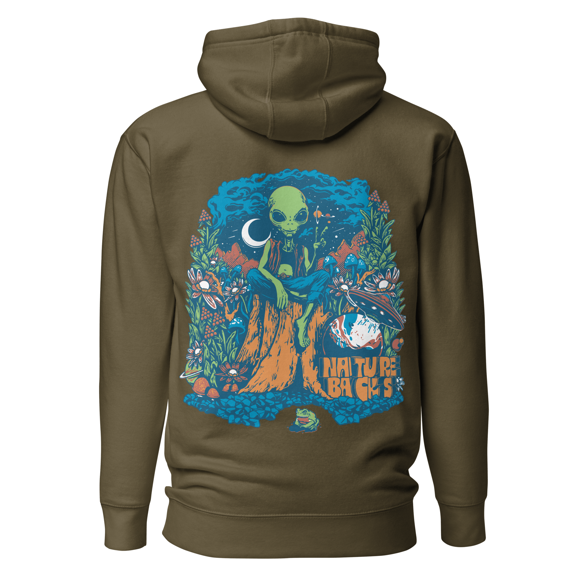 Extraterrestrial Hoodie – Nature Backs - Main Image