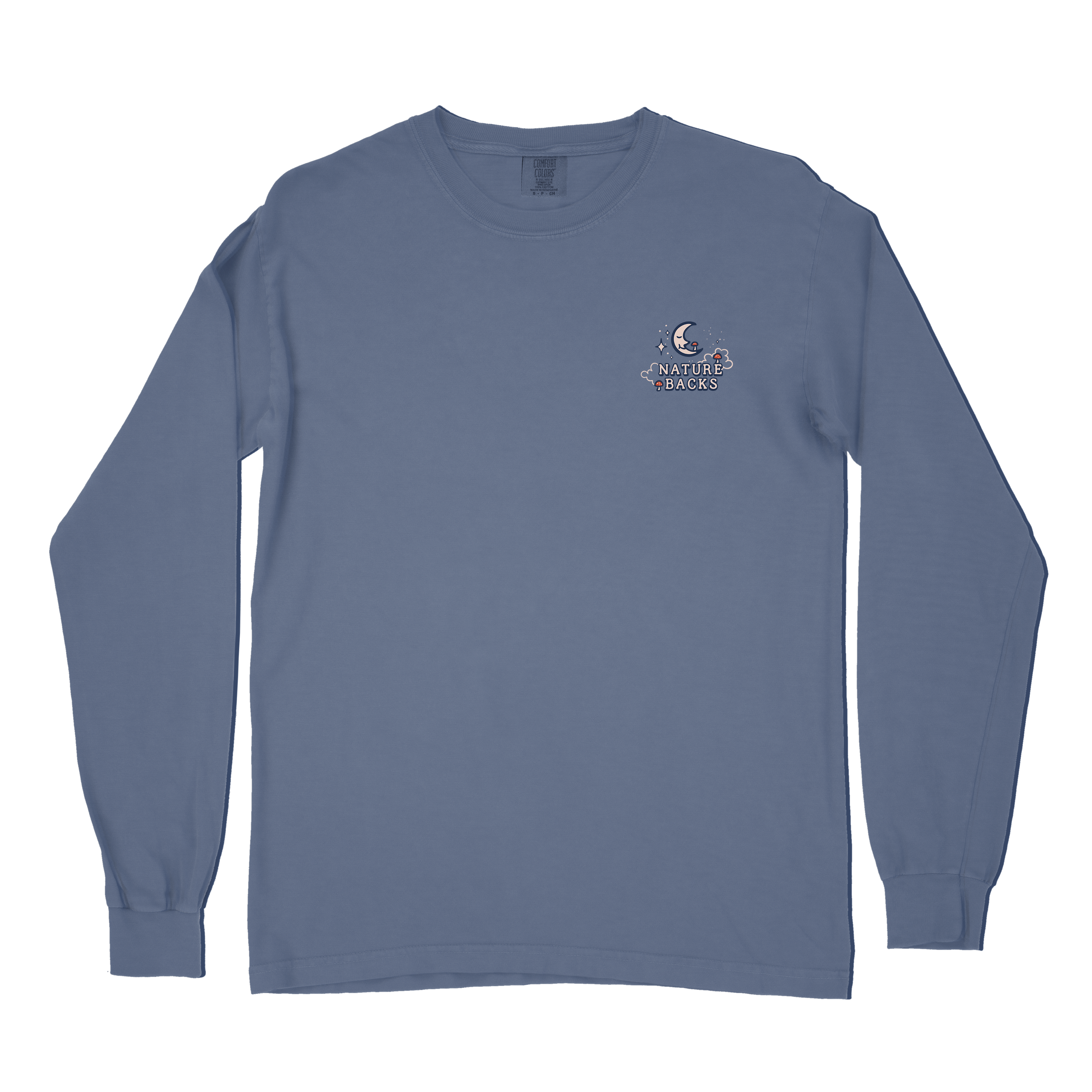 Camp Shroom Long Sleeve (Denim) – Nature Backs