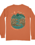 Nature Backs Comfort Colors Evergreen Harvest Long Sleeve T-Shirt | Nature-Inspired Design on Ultra-Soft Fabric