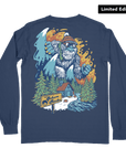 Eddie the Yeti Long Sleeve (Deep Blue)