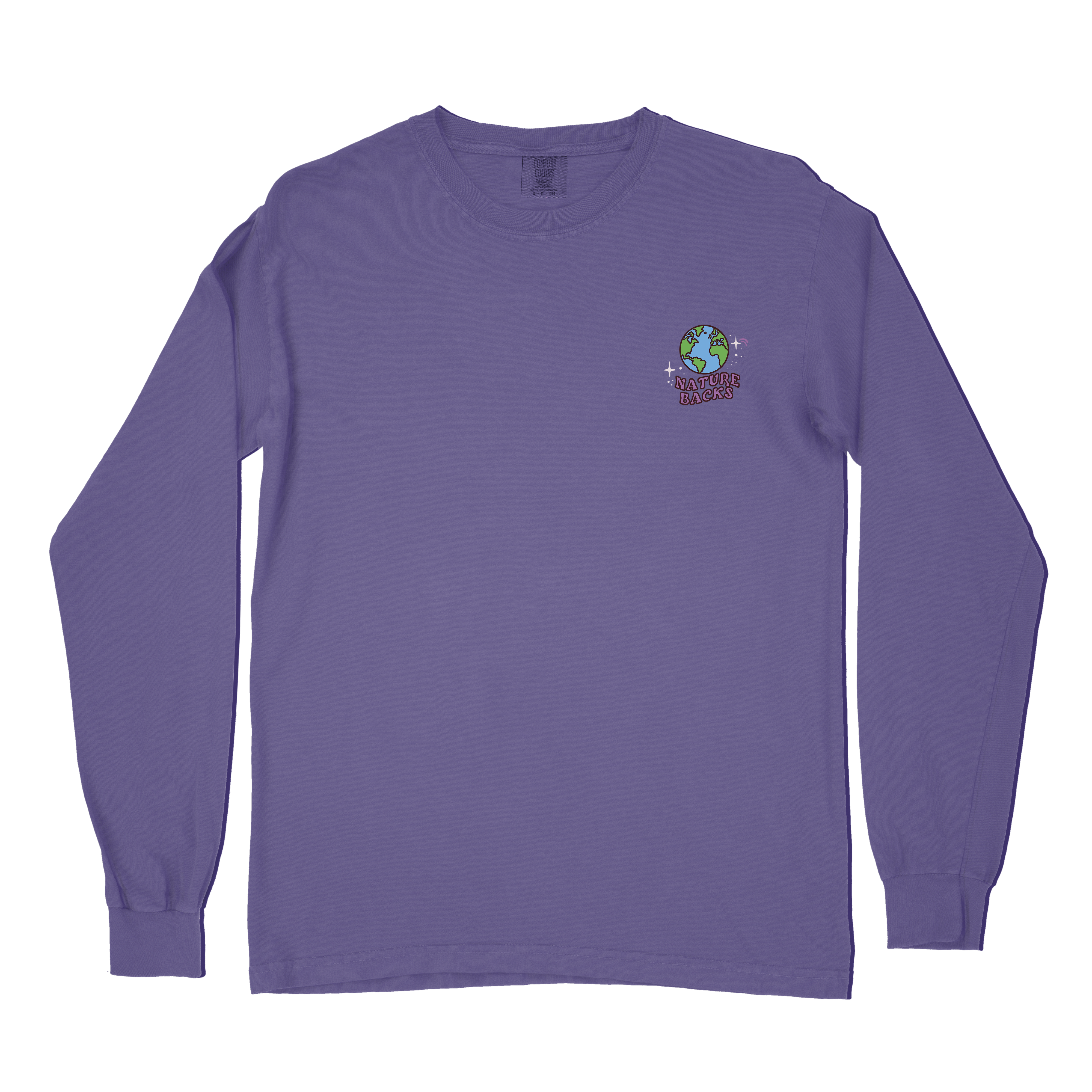 Space Trip - Comet 3I/Atlas Long Sleeve (Lavender) – Nature Backs