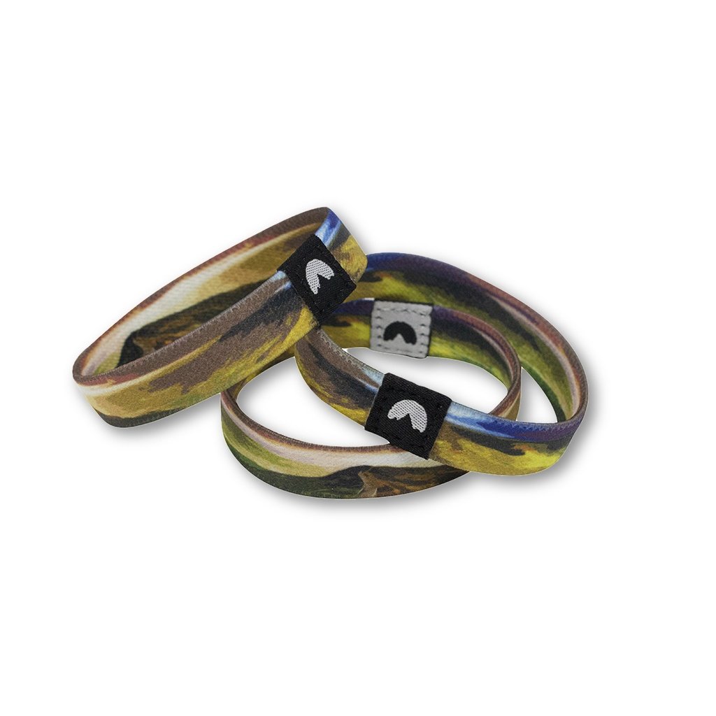 Nature Backs Flip-trip Bracelets | Hawaii inspired design on a Reversible Super Soft and Stretchy Elastic Bracelet 