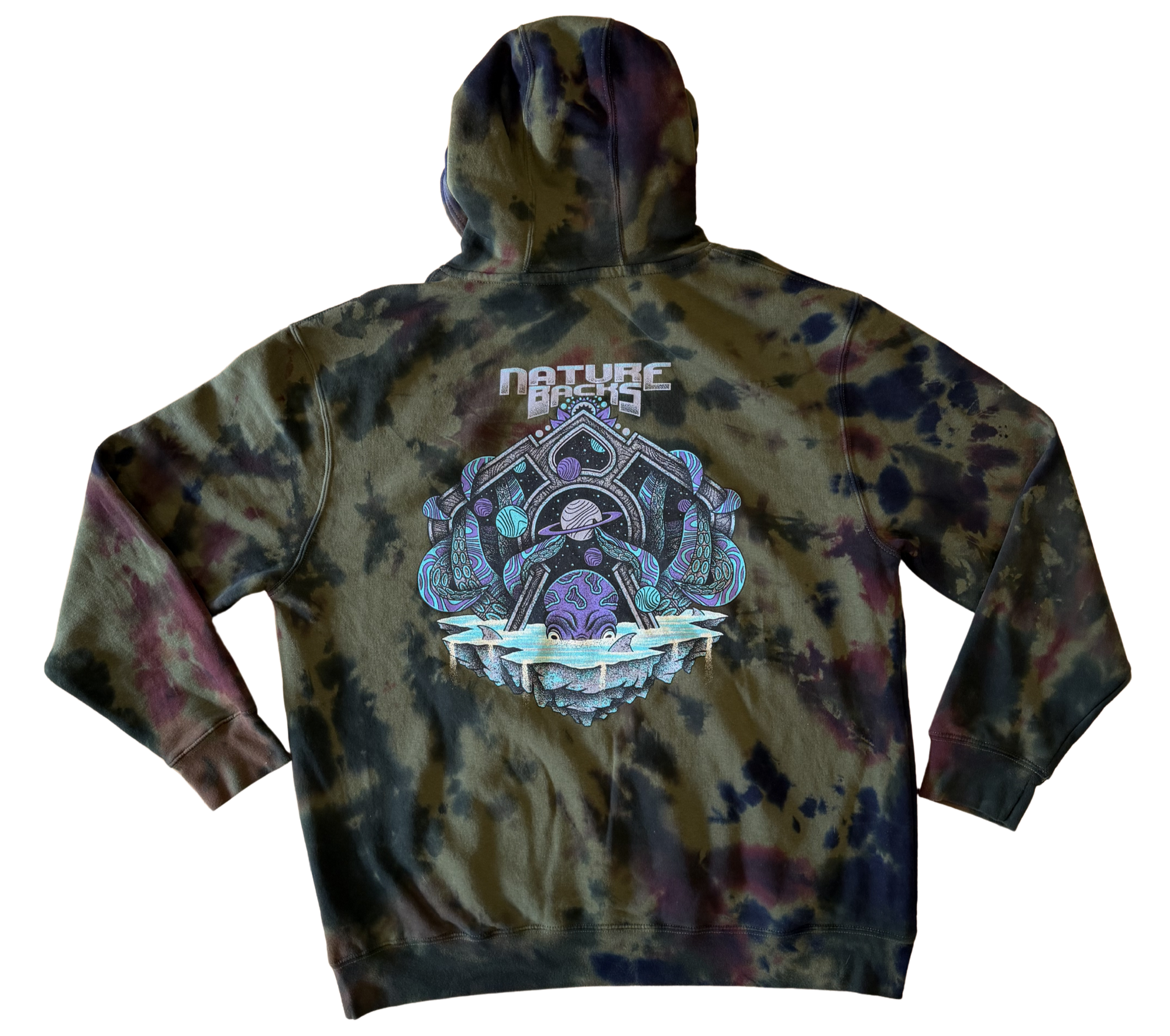Space Kraken Burst Hoodie Tie Dye (XL)