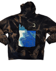 Bioluminescent Sun Faded Bleach Dye Hoodie (2XL)