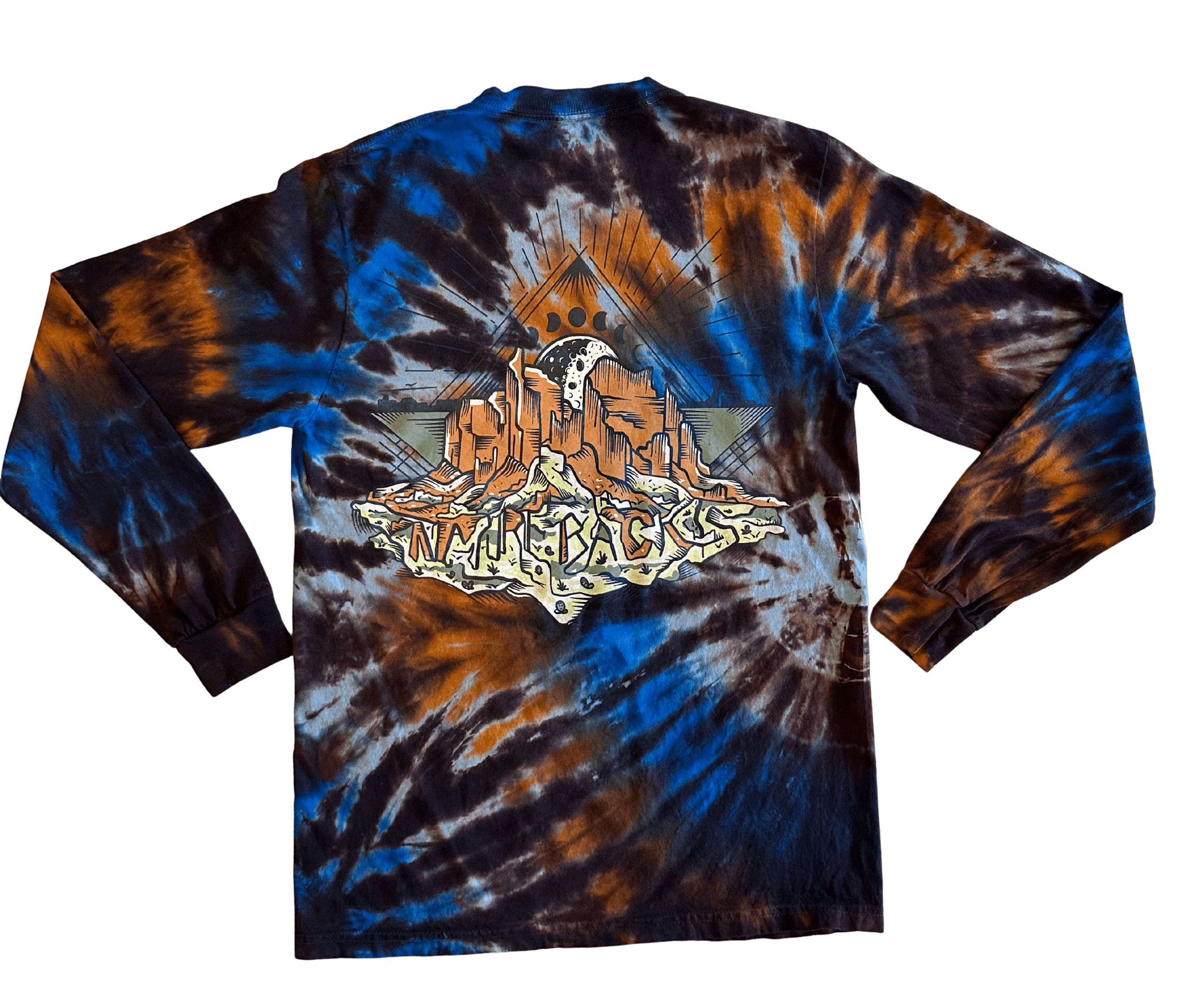 tie dye moon shirt