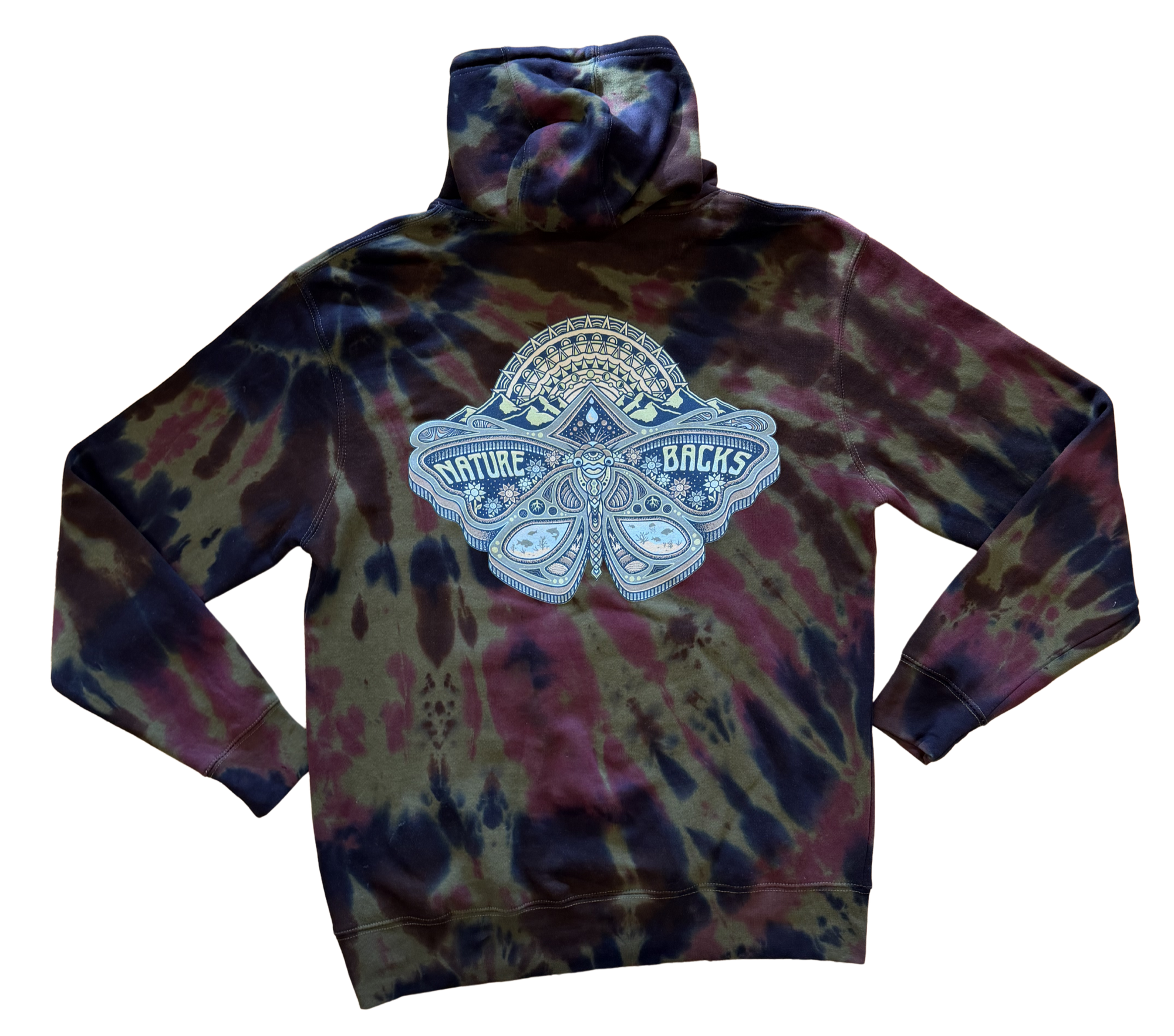 Everwild Burst Hoodie Tie Dye  (Large)