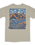 Nature Backs Comfort Colors Summit Sandstone Short Sleeve T-Shirt | Nature-Inspired Design on Ultra-Soft Fabric