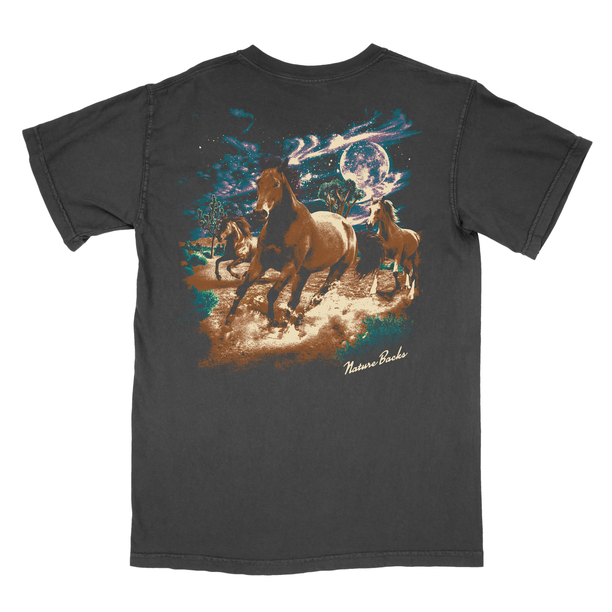 Freedom - Wild Horses (Black)