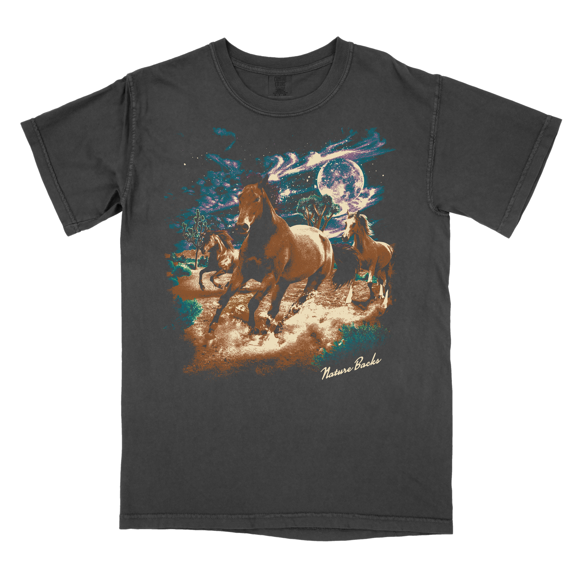 Freedom - Wild Horses Front Print