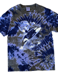 Orca Spirals Tie Dye - Front Print (Large)