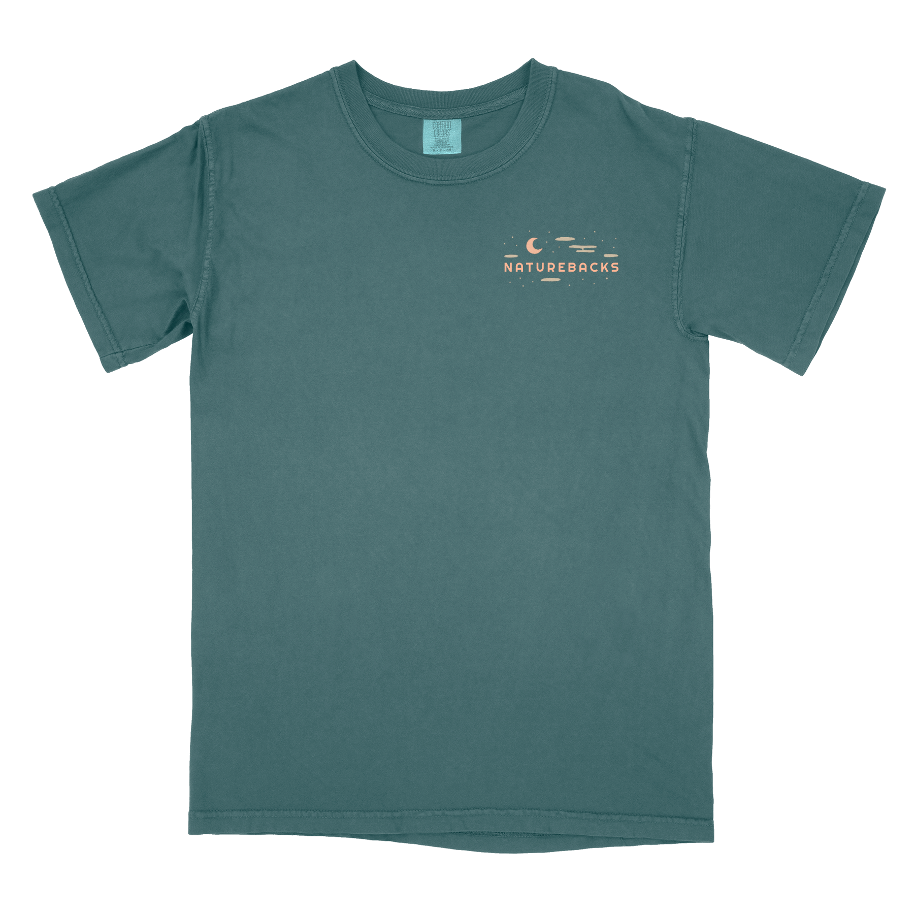 Nature Backs Comfort Colors Evergreen Spruce Short Sleeve T-Shirt | Nature-Inspired Design on Ultra-Soft Fabric