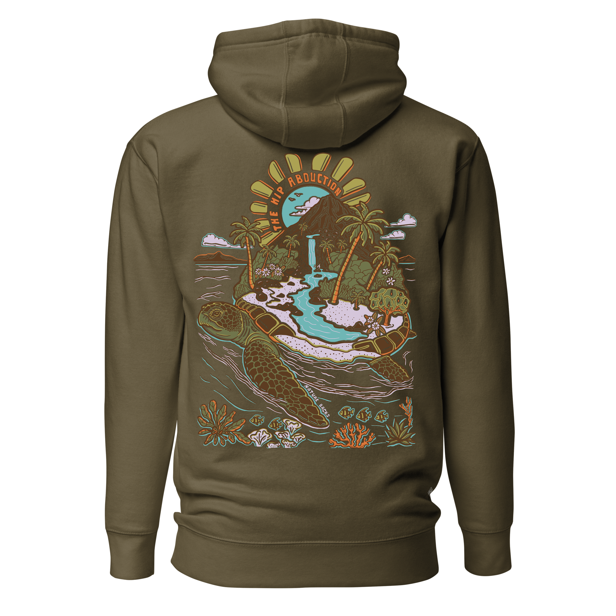Sea Turtle Island Hoodie