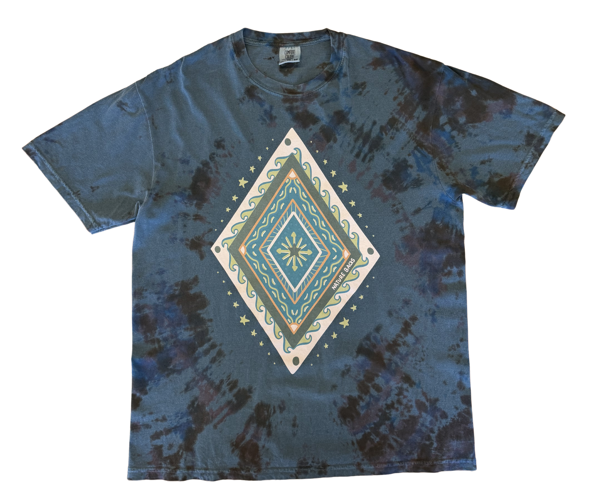 Front Print - Star Portal Scrunch Tie Dye (XL)