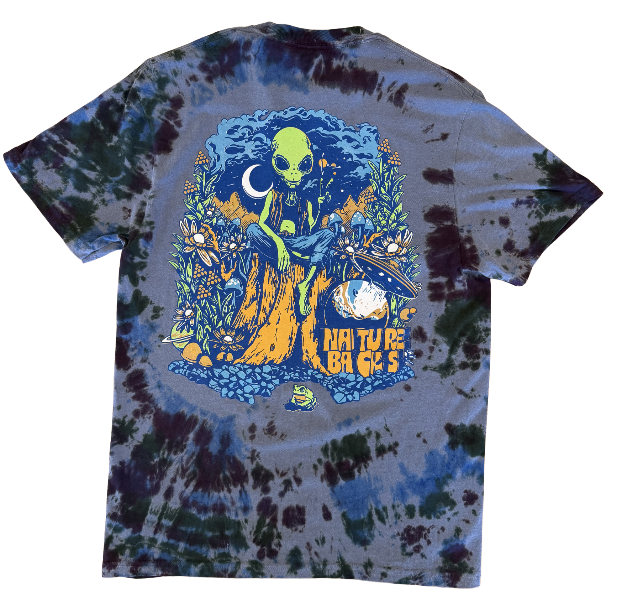Extraterrestrial Scrunch Tie Dye (Medium)