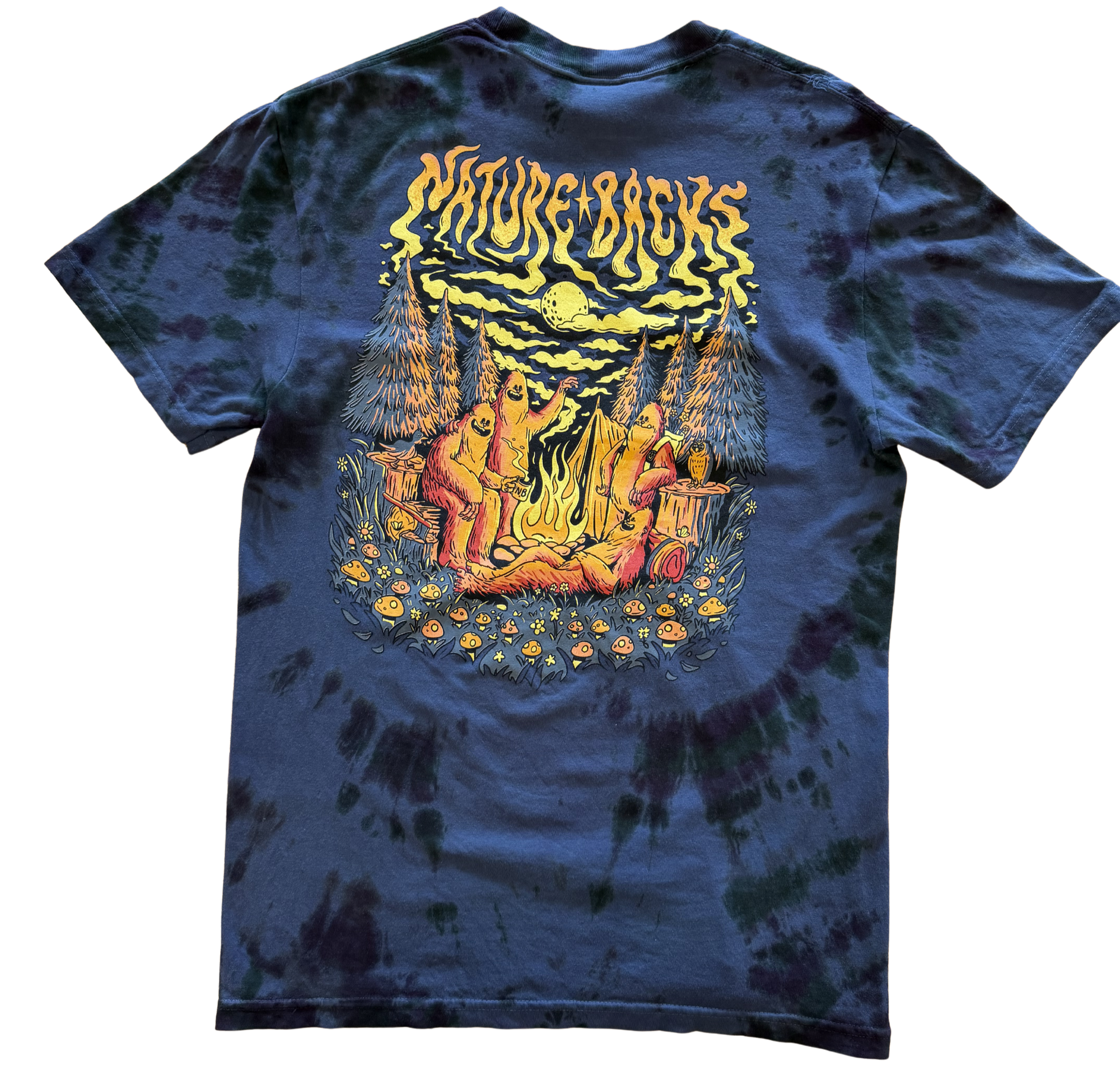 Bigfoot Bonfire Scrunch Tie Dye (Medium)