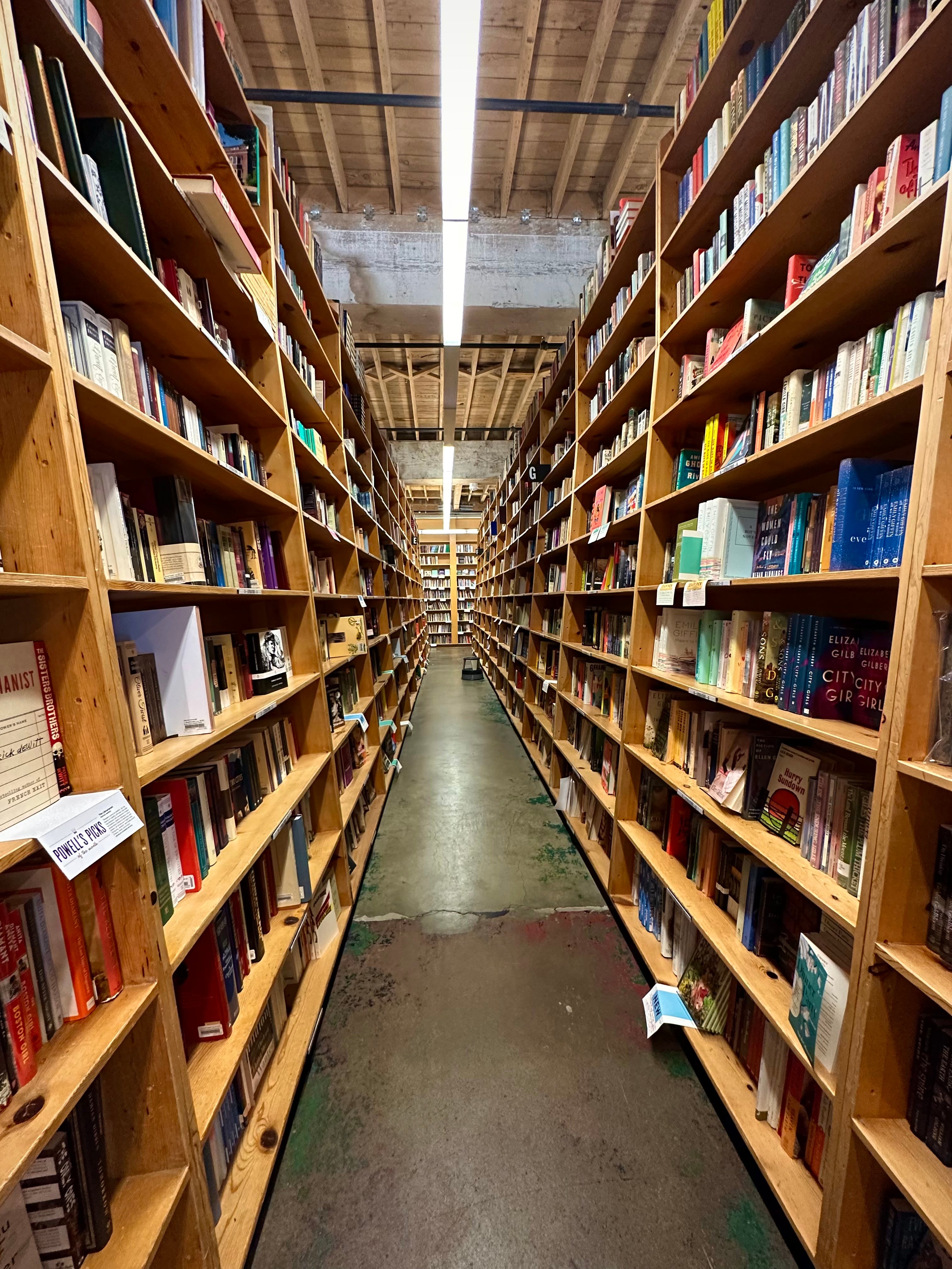Library - Books on Shelves 