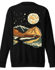 Supermoon Trail Front Print Sweater