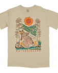 Bear Tracks Khaki front print