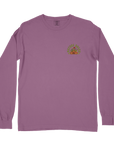 Nature Backs Comfort Colors Flourish Berry Long Sleeve T-Shirt | Nature-Inspired Design on Ultra-Soft Fabric