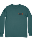 Nature Backs Comfort Colors Mystic Spruce Long Sleeve T-Shirt | Nature-Inspired Design on Ultra-Soft Fabric