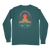 Nature Backs Comfort Colors Prism Spruce Long Sleeve T-Shirt | Nature-Inspired Design on Ultra-Soft Fabric