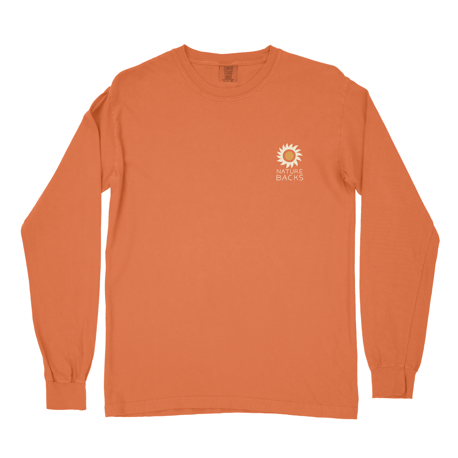 Nature Backs Comfort Colors The Flow Harvest Long Sleeve T-Shirt | Nature-Inspired Design on Ultra-Soft Fabric