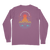 Nature Backs Comfort Colors Prism Cosmos Long Sleeve T-Shirt | Nature-Inspired Design on Ultra-Soft Fabric