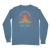 Nature Backs Comfort Colors Prism Fog Long Sleeve T-Shirt | Nature-Inspired Design on Ultra-Soft Fabric