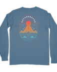Nature Backs Comfort Colors Prism Fog Long Sleeve T-Shirt | Nature-Inspired Design on Ultra-Soft Fabric