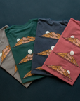 Nature Backs Comfort Colors Ascend Cumin Short Sleeve T-Shirt | Nature-Inspired Design on Ultra-Soft Fabric Flat lay