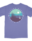 Nature Backs Comfort Colors Camping Twilight Short Sleeve T-Shirt | Nature-Inspired Design on Ultra-Soft Fabric