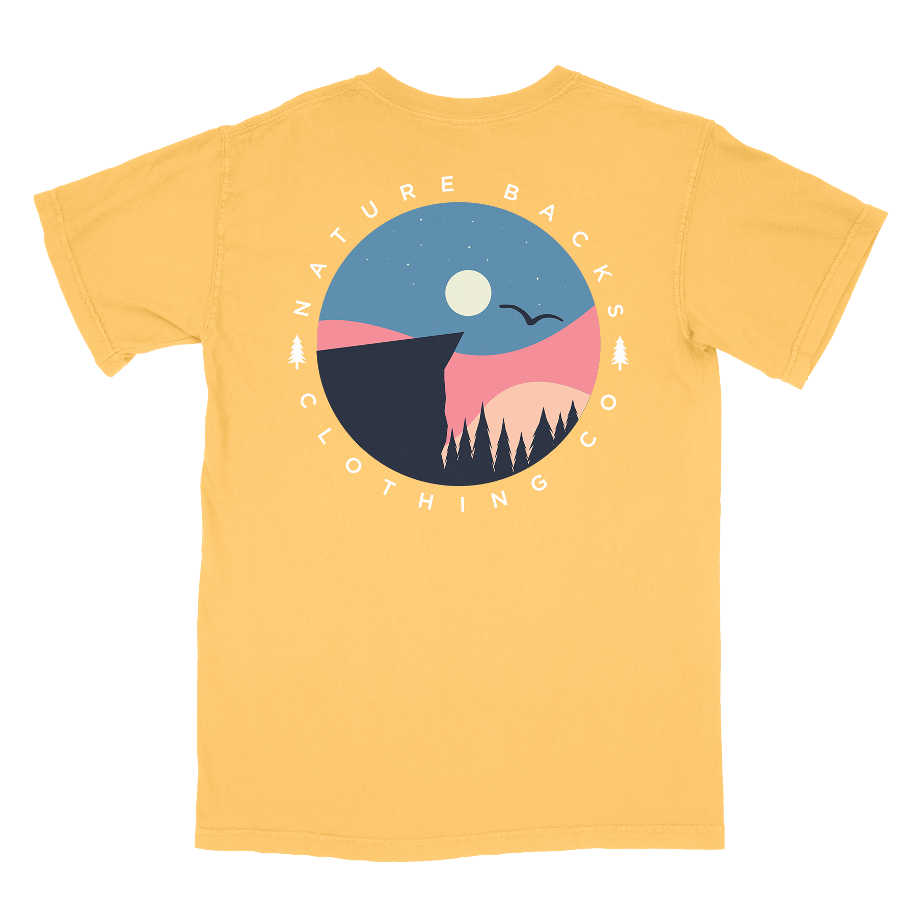 Nature Backs Comfort Colors Cliff Citrus Short Sleeve T-Shirt | Nature-Inspired Design on Ultra-Soft Fabric