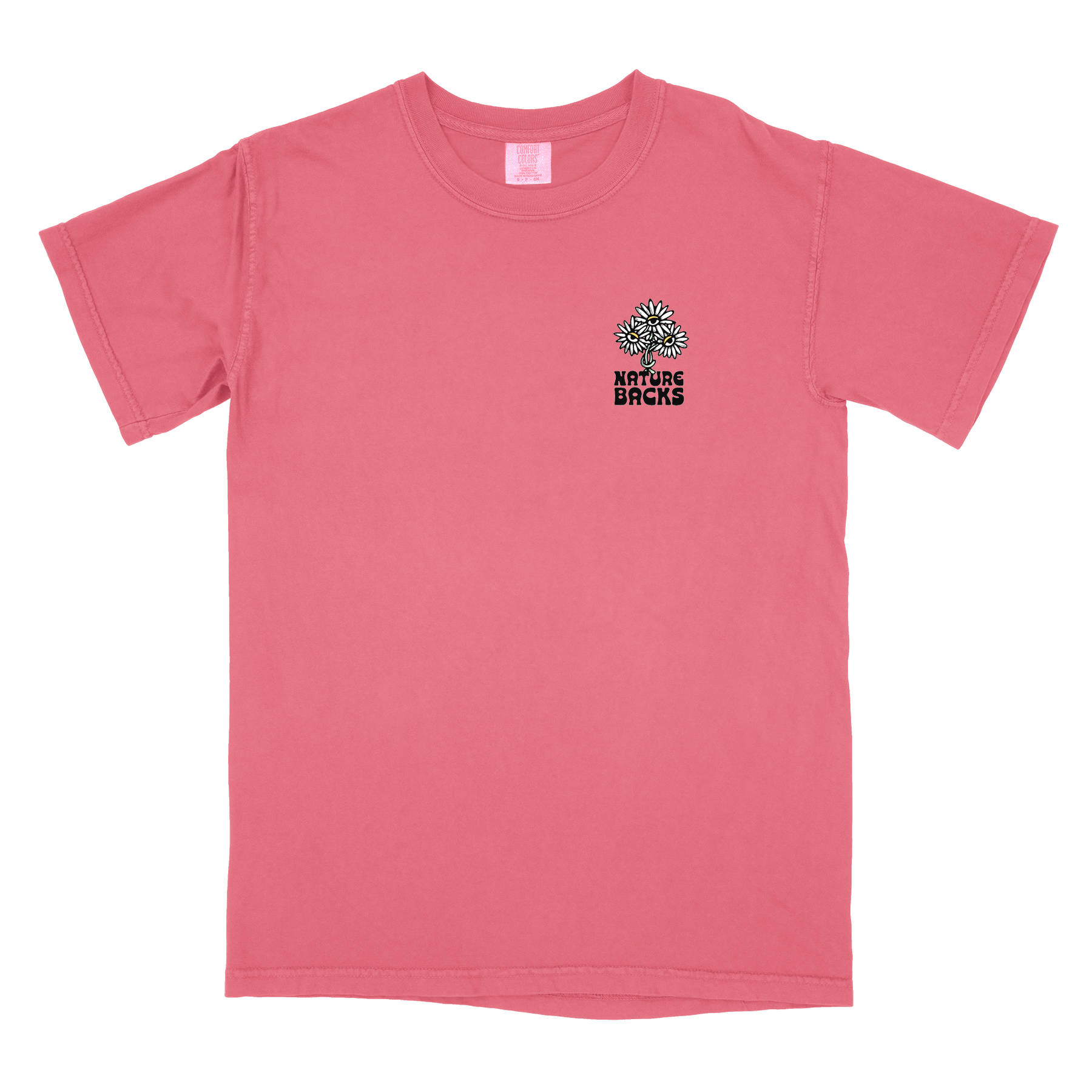 Nature Backs Comfort Colors Discover Cumin Short Sleeve T-Shirt | Nature-Inspired Design on Ultra-Soft Fabric