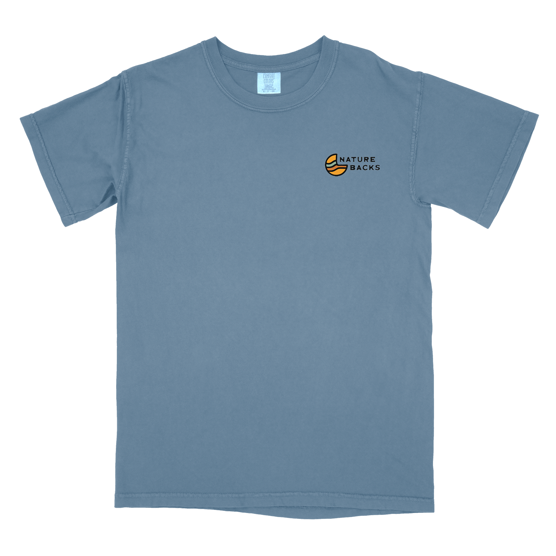 Nature Backs Comfort Colors Emerge Fog Short Sleeve T-Shirt | Nature-Inspired Design on Ultra-Soft Fabric
