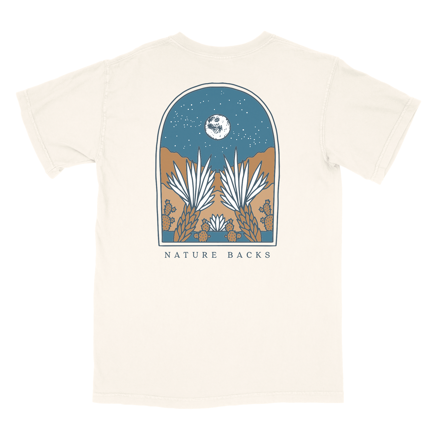 Nature Backs Comfort Colors Ethereal Ivory Short Sleeve T-Shirt | Nature-Inspired Design on Ultra-Soft Fabric