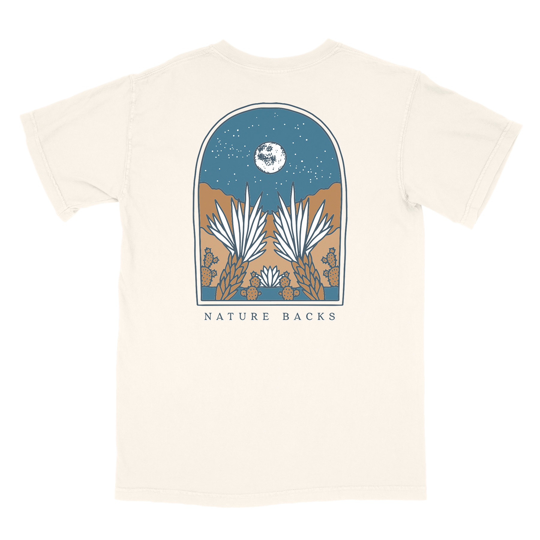 Nature Backs Comfort Colors Ethereal Ivory Short Sleeve T-Shirt | Nature-Inspired Design on Ultra-Soft Fabric