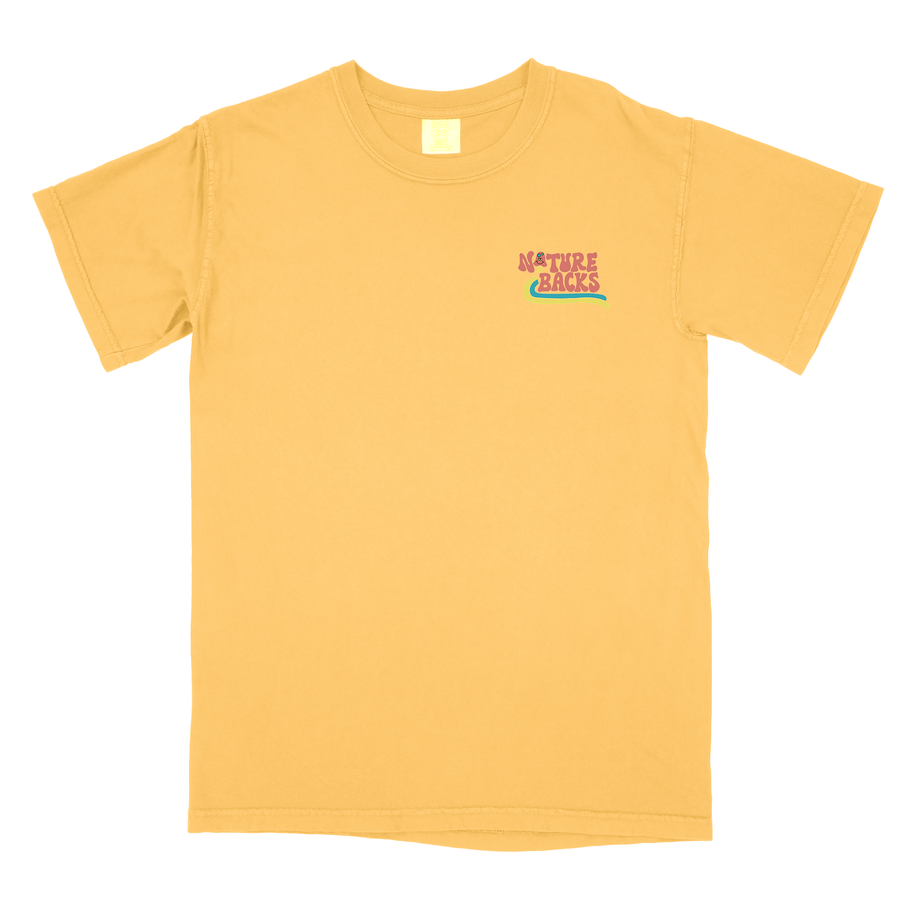 Nature Backs Comfort Colors Happy Days Citrus Short Sleeve T-Shirt | Nature-Inspired Design on Ultra-Soft Fabric